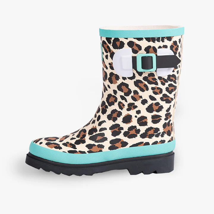 Gatorwaders Youth Rainboots-Leopard