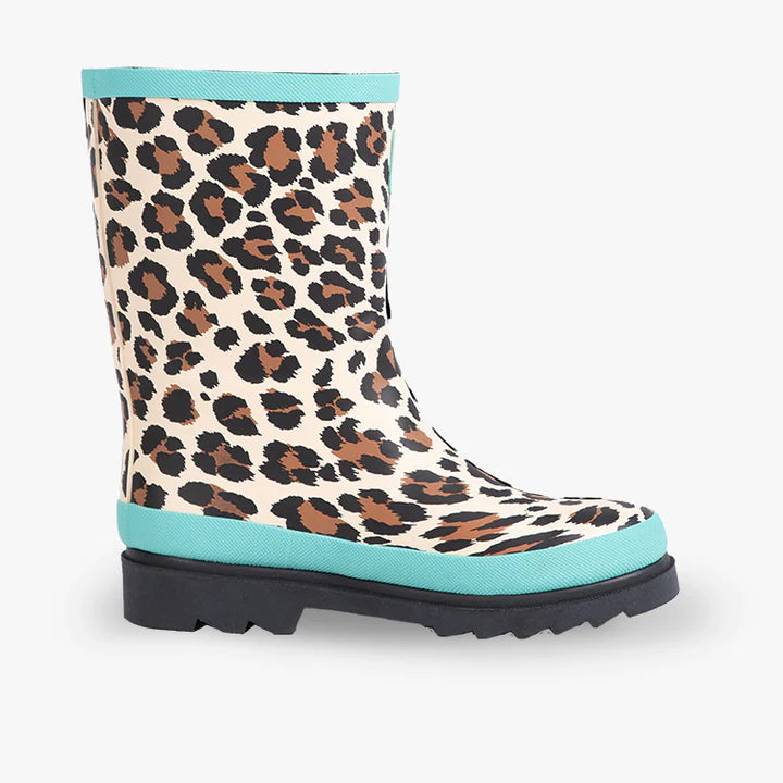 Gatorwaders Youth Rainboots-Leopard