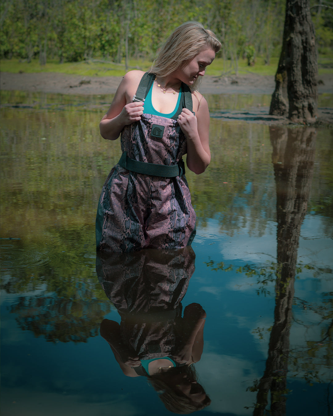 Gator Wader Womens Swamp Uninsulated- Snakeskin